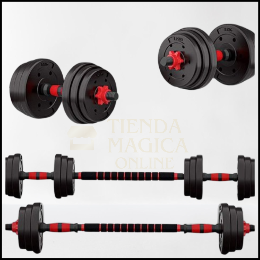 PowerTri 40™ / Juego de Pesas Ajustable 3 en 1 / 40KG