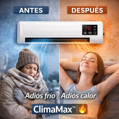 ClimaMax™ 2 en 1 – Frío ❄️ y Calor 🔥 Sin instalación | Bajo consumo | La temperatura perfecta, todo el año.