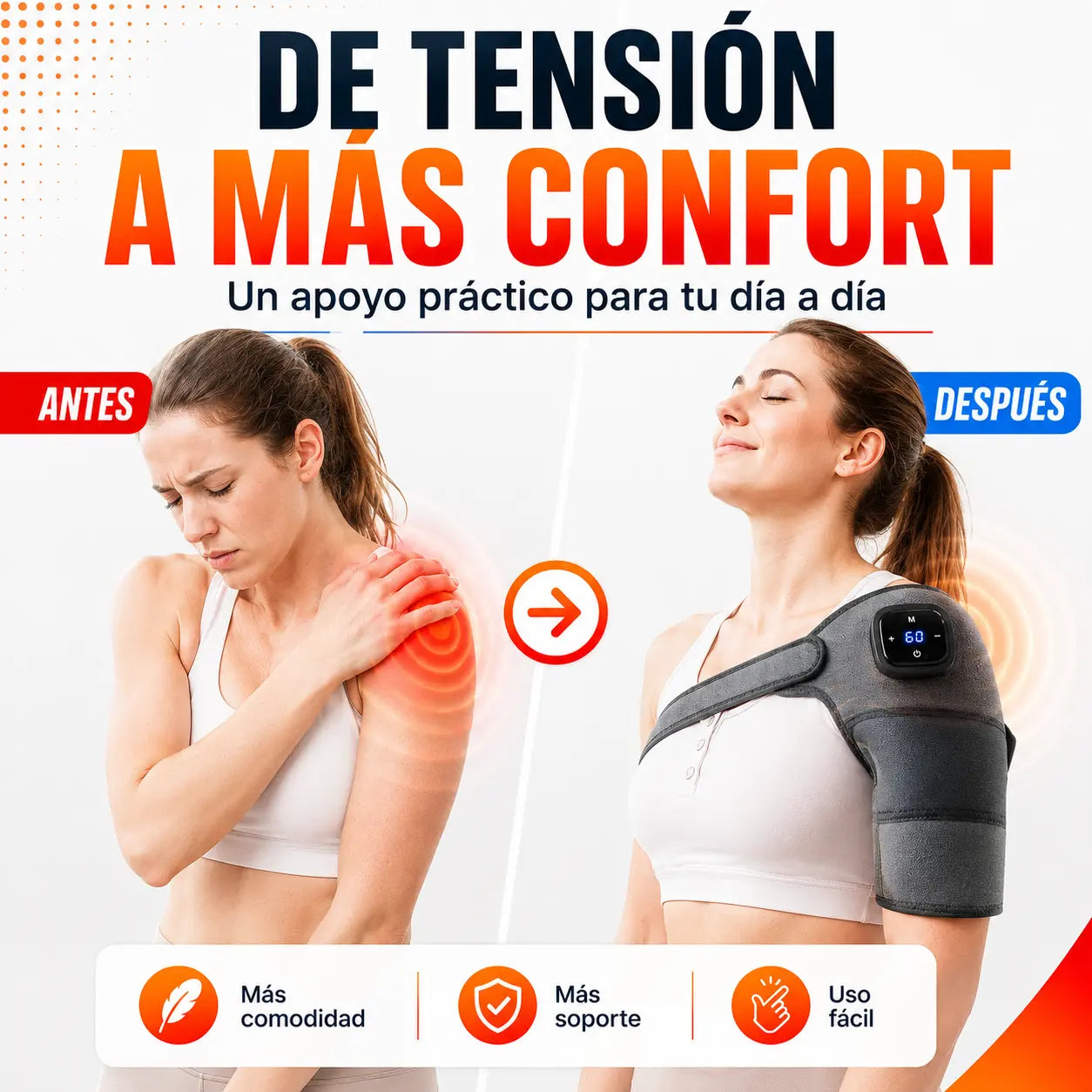 💥 THERMORELIEF PRO™ 3 EN 1 / SI TE PASA ESTO A DIARIO ABRAZA EL CALOR Y MASAJE INTELIGENTE.