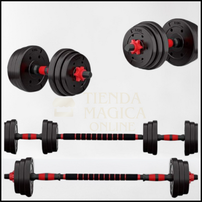 PowerTri 40™ / Juego de Pesas Ajustable 3 en 1 / 40KG