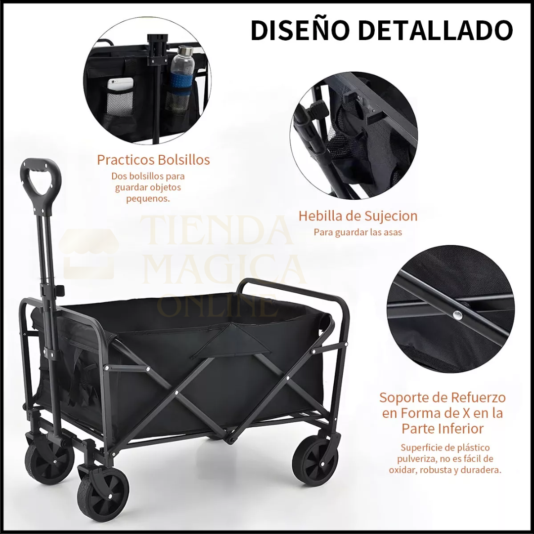 FlexiCart™/Carro Plegable Aire Libre 70 KG.