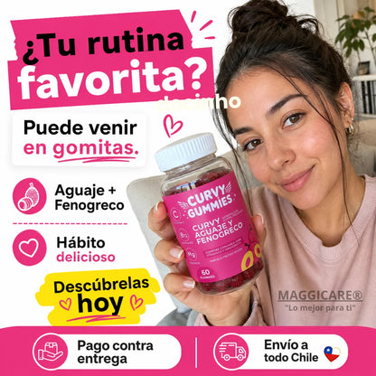 CURVY GUMMIES/SIENTETE TU, MANTEN VIVO TU PODER.