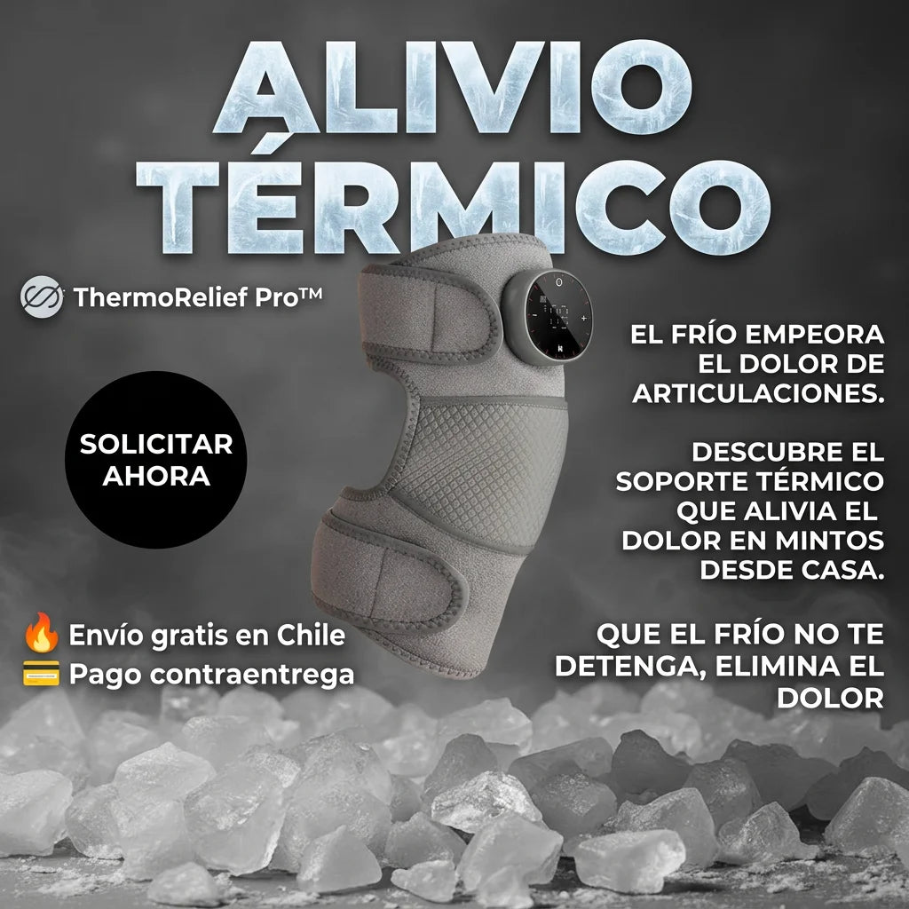💥 THERMORELIEF PRO™ 3 EN 1 Terapia de Calor y Masaje Inteligente.