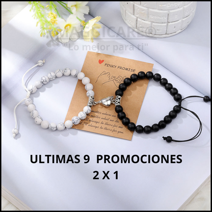 ✅ PACK Pulsera magnetica para parejas